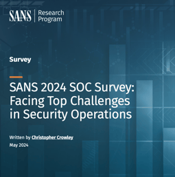 SANS SOC Survey Report Cover Image